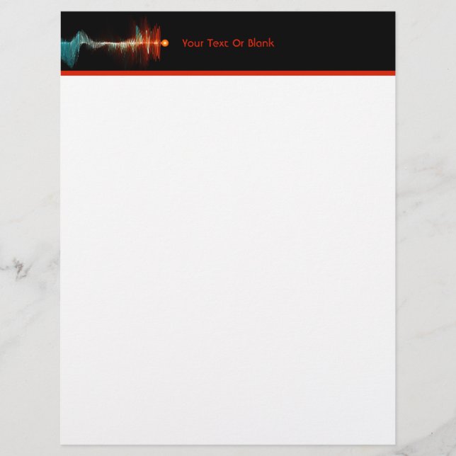 Particle-Wave Duality Custom Letterhead (Front)