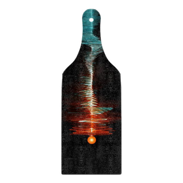 Particle-Wave Duality Cutting Board (Front)