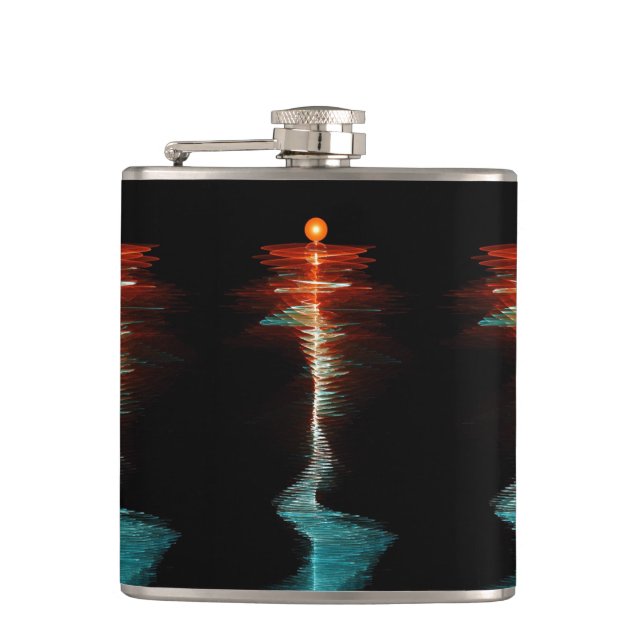 Particle-Wave Duality Hip Flask (Front)