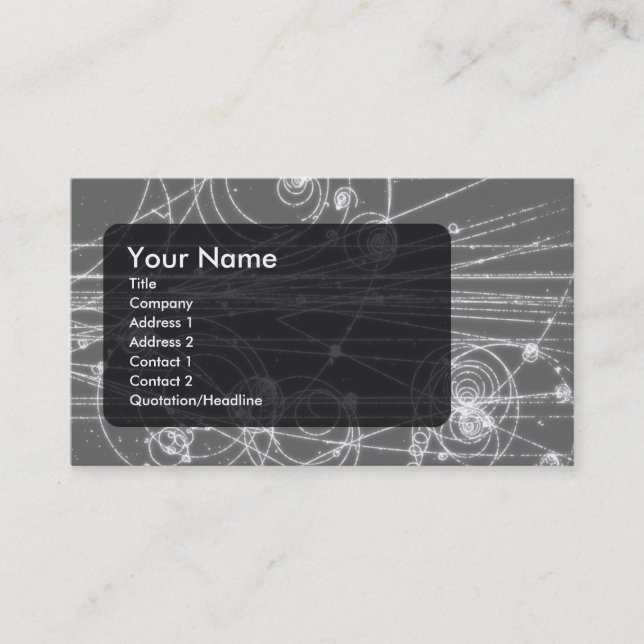 Particles business card (Front)