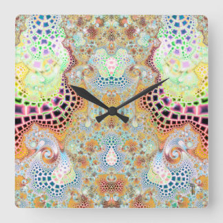 Particularised Dreamtime Variation 3  Wall Clock