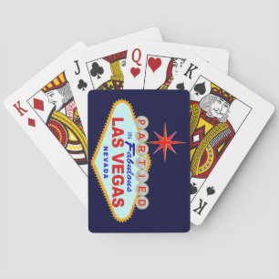 Partied in  Fabulous Las Vegas Playing Cards