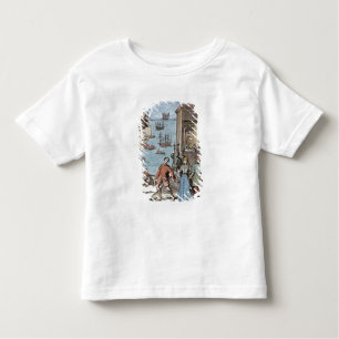 Parting of Columbus with Ferdinand and Toddler T-Shirt
