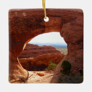 Partition Arch I at Arches National Park Ceramic Ornament