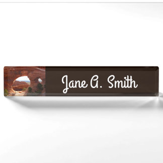 Partition Arch I at Arches National Park Nameplate