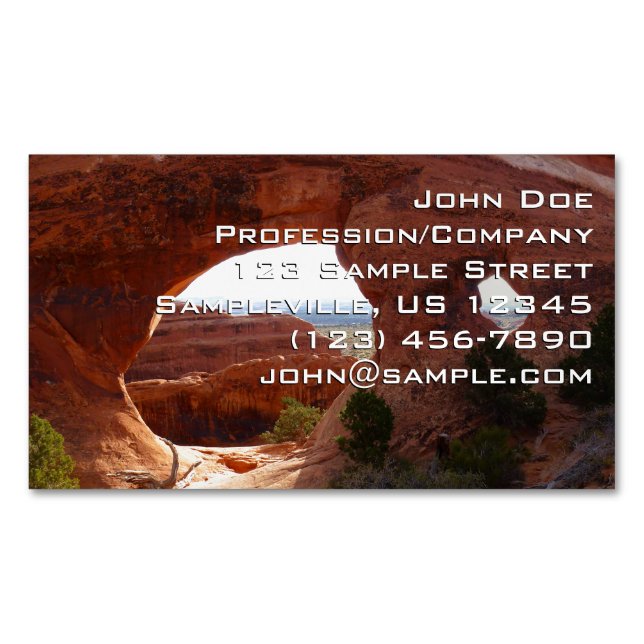 Partition Arch I Magnetic Business Card (Front)