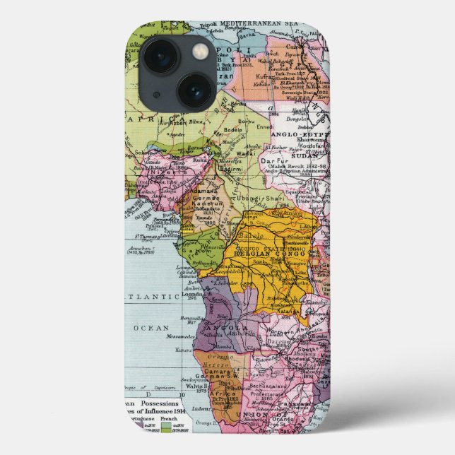 PARTITIONED AFRICA, 1914 Case-Mate iPhone CASE (Back)