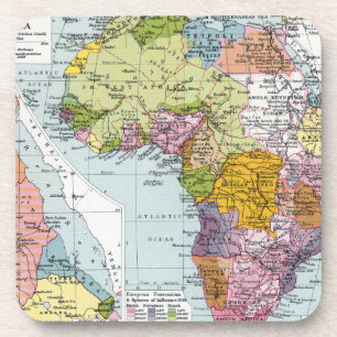 PARTITIONED AFRICA, 1914 COASTER