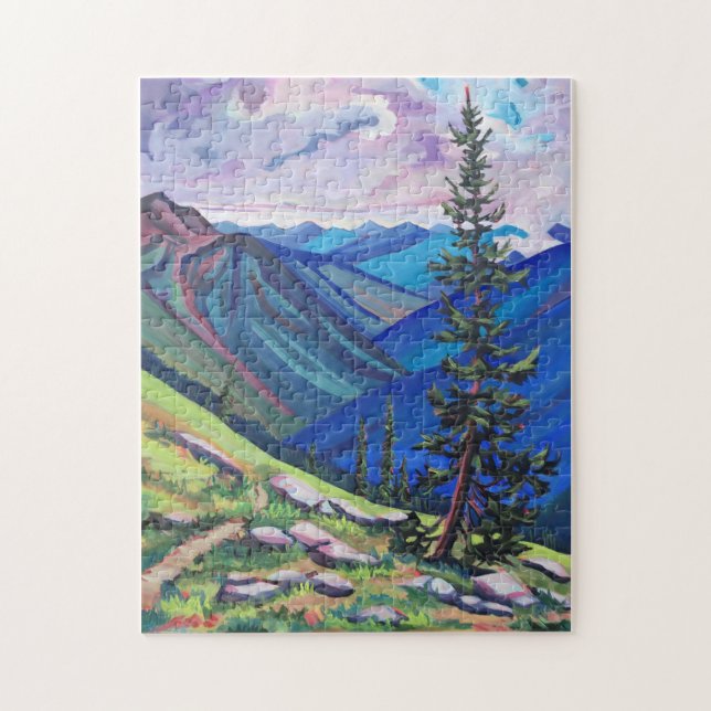 Partly Cloudy - Mountain Puzzle (Vertical)