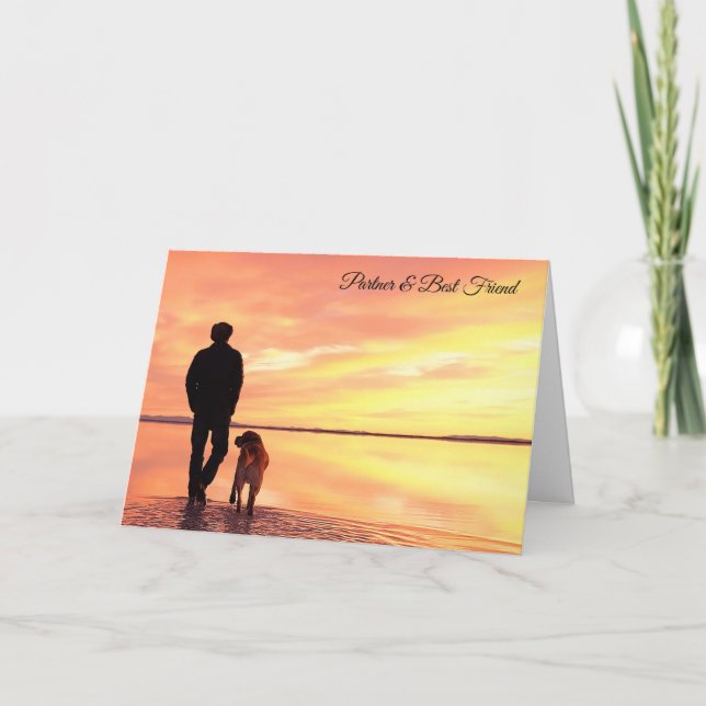 Partner & Best Friend: Words from God inside the Card (Front)