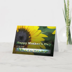 Partner Happy Mother's Day sunflower Card