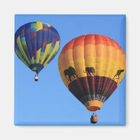 Partner Hot Air Balloons Magnet