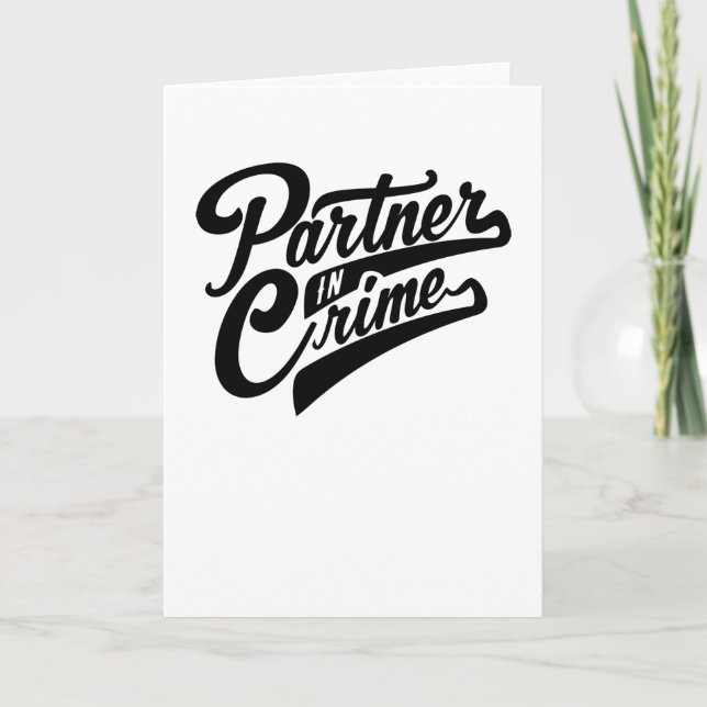 Partner In Crime Card (Front)