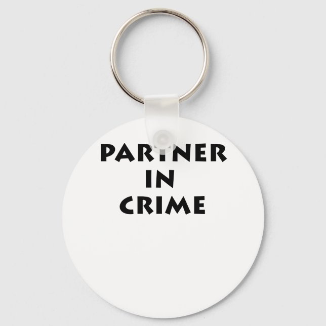 Partner in crime! key ring (Front)
