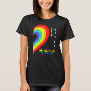 Partner Rainbow Lesbian Lgbtq T-Shirt