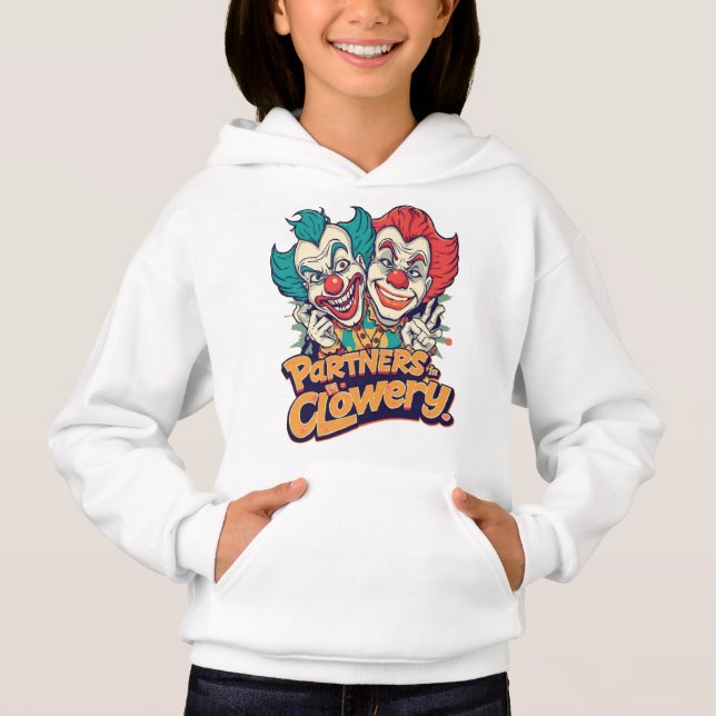 Partners in Clowery (Funny Clown Pun) (Front)