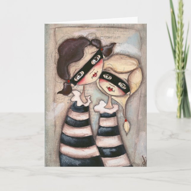 Partners in Crime - Birthday Card (Front)