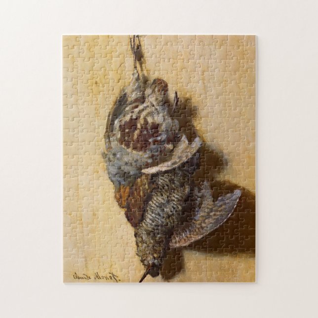 Partridge and Woodcock Monet Fine Art Jigsaw Puzzle (Vertical)