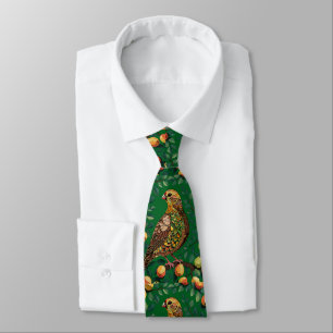 Partridge-Bird In A Pear-Tree Cut-Out Stencil 2 Tie