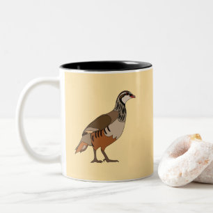 Partridge Bird Two-Tone Coffee Mug