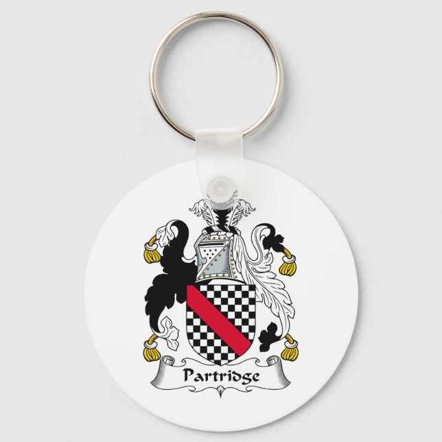 Partridge Family Crest Key Ring (Front)