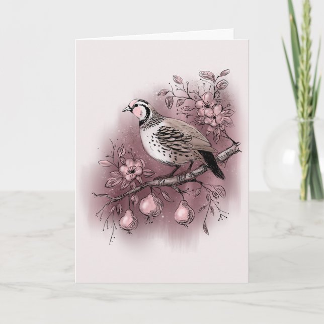 Partridge in a Pear Tree Card (Front)