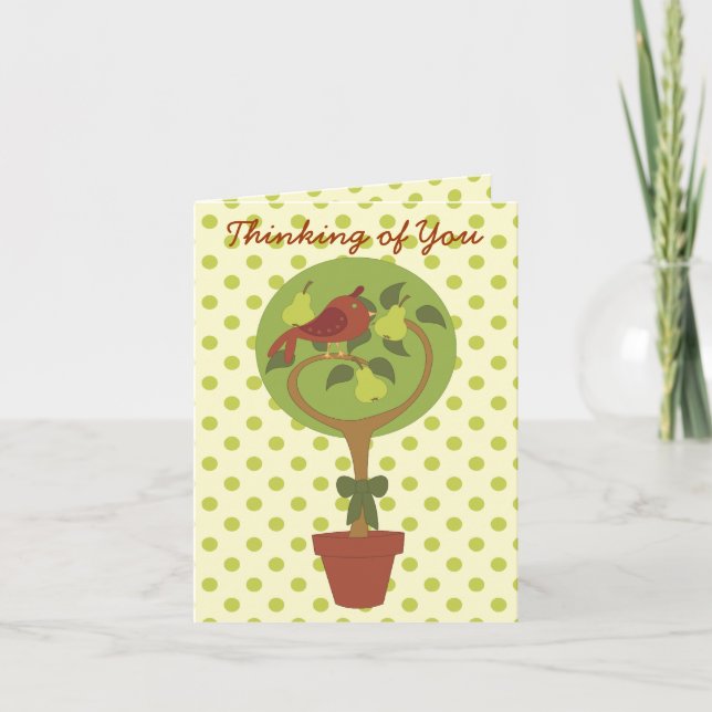 Partridge in a Pear Tree Holiday Card (Front)