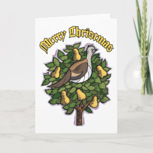 Partridge in a Pear Tree Holiday Card