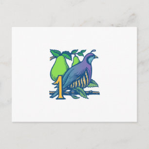 Partridge in a Pear Tree Postcard
