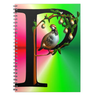 Partridge in a Pear Tree Spiral Notebook