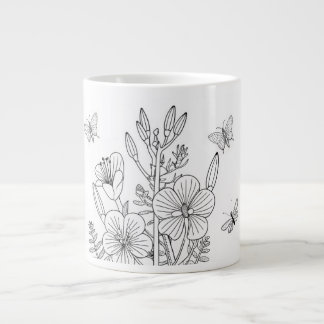Partridge Pea - Chamaecrista fasciculata - Native Large Coffee Mug
