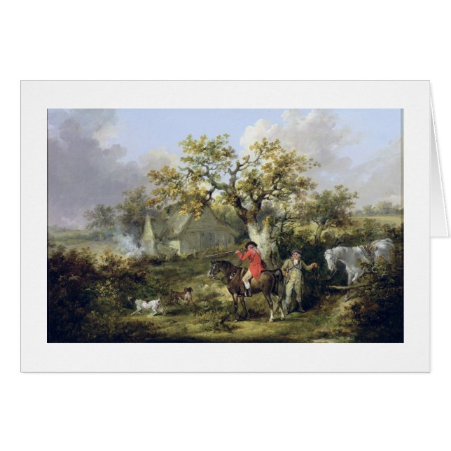 Partridge Shooting (oil on canvas) (Front Horizontal)