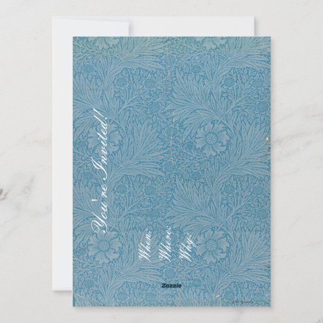 Partridges in a Floral Tree  Holiday Card (Back)