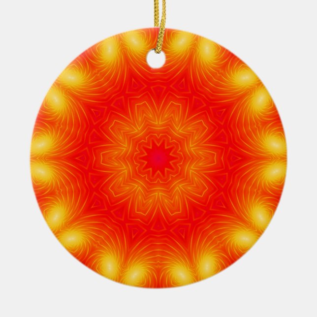Party 013 Ceramic Ornament (Front)