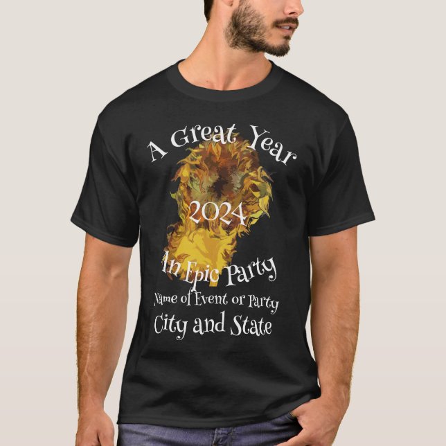 Party 2024 Dance Mixer Patio Celebration Garden T-Shirt (Front)