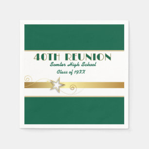 Party! 40th Class Reunion custom Napkins