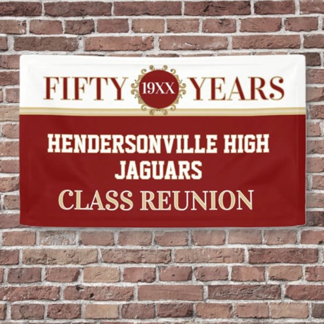 Party! 50th Reunion Celebration Banner (Creator Uploaded)