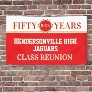 Party! 50th Reunion Celebration Banner