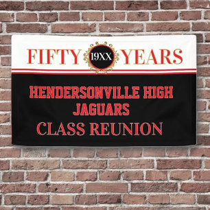 Party! 50th Reunion Celebration Banner