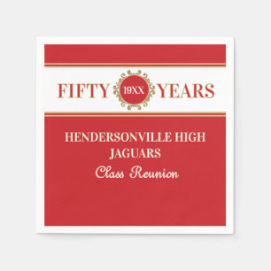 Party! 50th Reunion Celebration Napkin