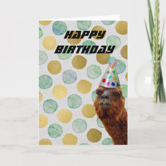 Party Alpaca Card