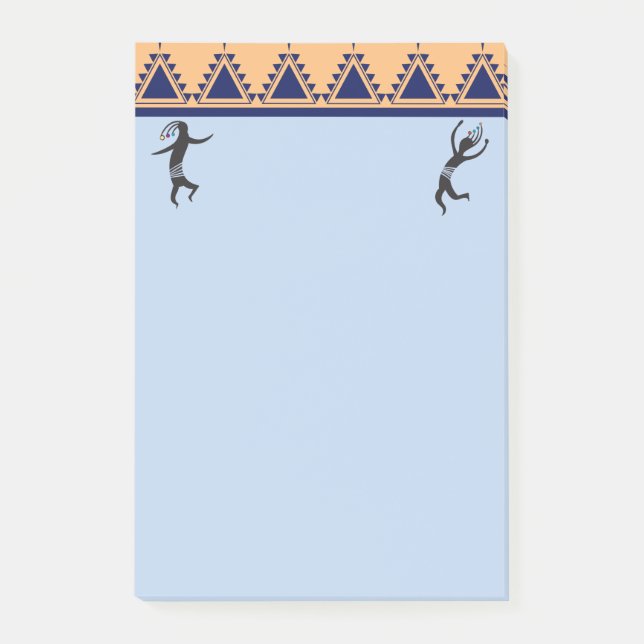Party and Dancing Kokopellis Post-it Notes (Front)