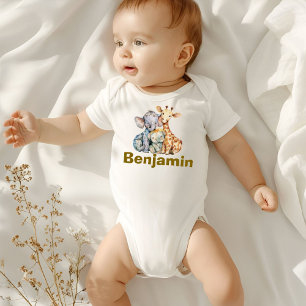 Party Animal Birthday Outfit, Kids Safari Birthday Baby Bodysuit