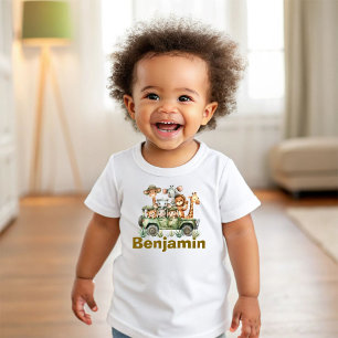Party Animal Birthday Outfit, Kids Safari Birthday Baby T-Shirt