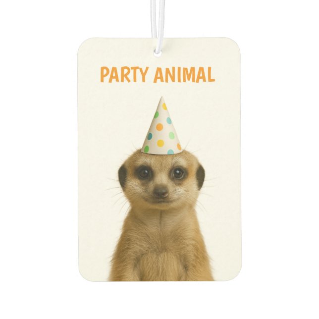 PARTY ANIMAL CAR AIR FRESHENER (Back)