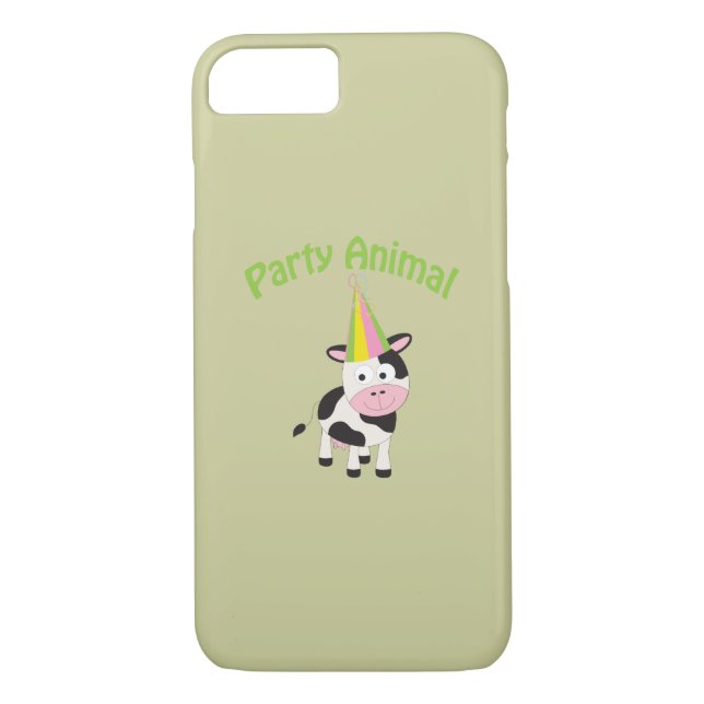 Party Animal cow Case-Mate iPhone Case (Back)