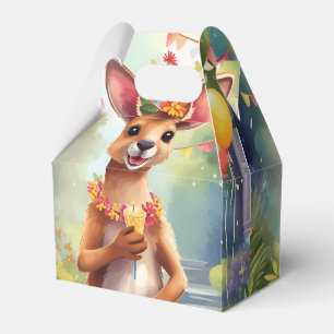 Party Animal Cute Kangaroo v2 Favour Box