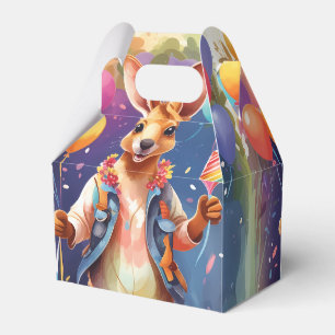 Party Animal Cute Kangaroo v3 Favour Box