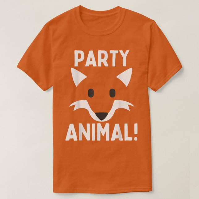 Party Animal Fo Lover Boys Girls Birthday BDay Par T-Shirt (Design Front)