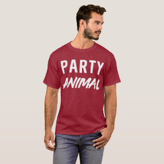 Party animal fun drinking humour T-Shirt
